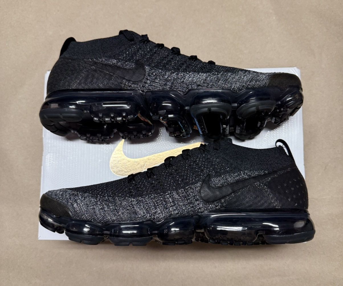Nike Air Vapormax Flyknit Black men’s size 14 running Rare