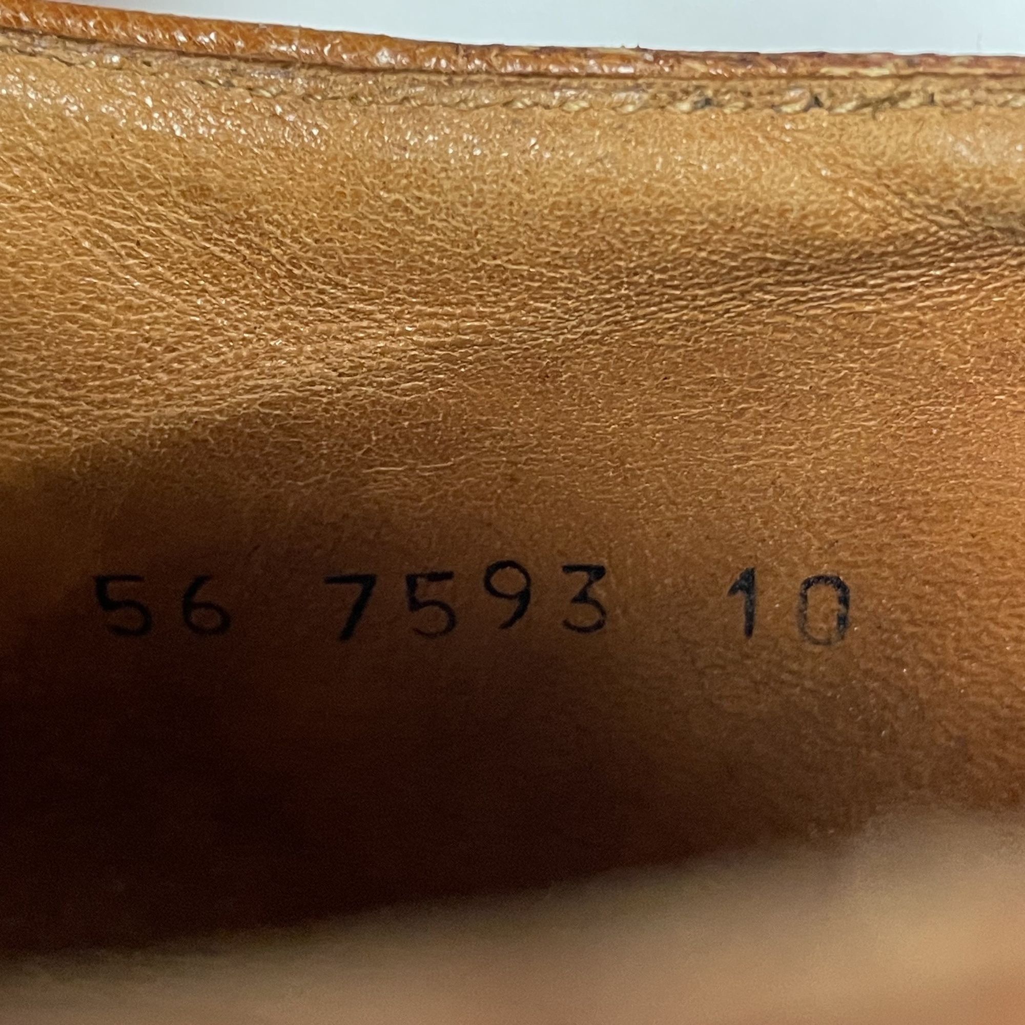 Other Vtg Volare Carlo Leoni Cognac Leather MoD LoGo Swanky Shoes Size US 10 / EU 43 - 12 Thumbnail