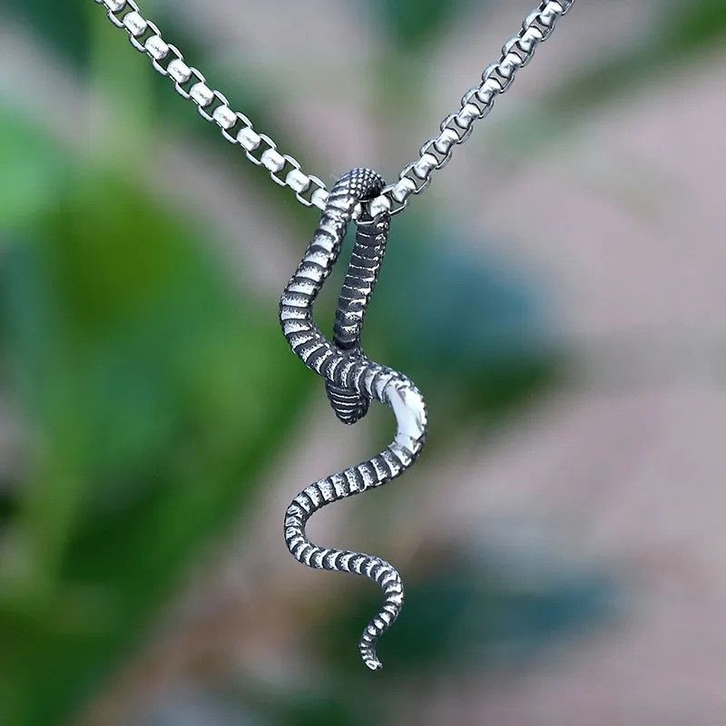 Japanese Brand × Jewelry Gothic Snake Pendant Necklace 2025 Size ONE SIZE - 2 Thumbnail