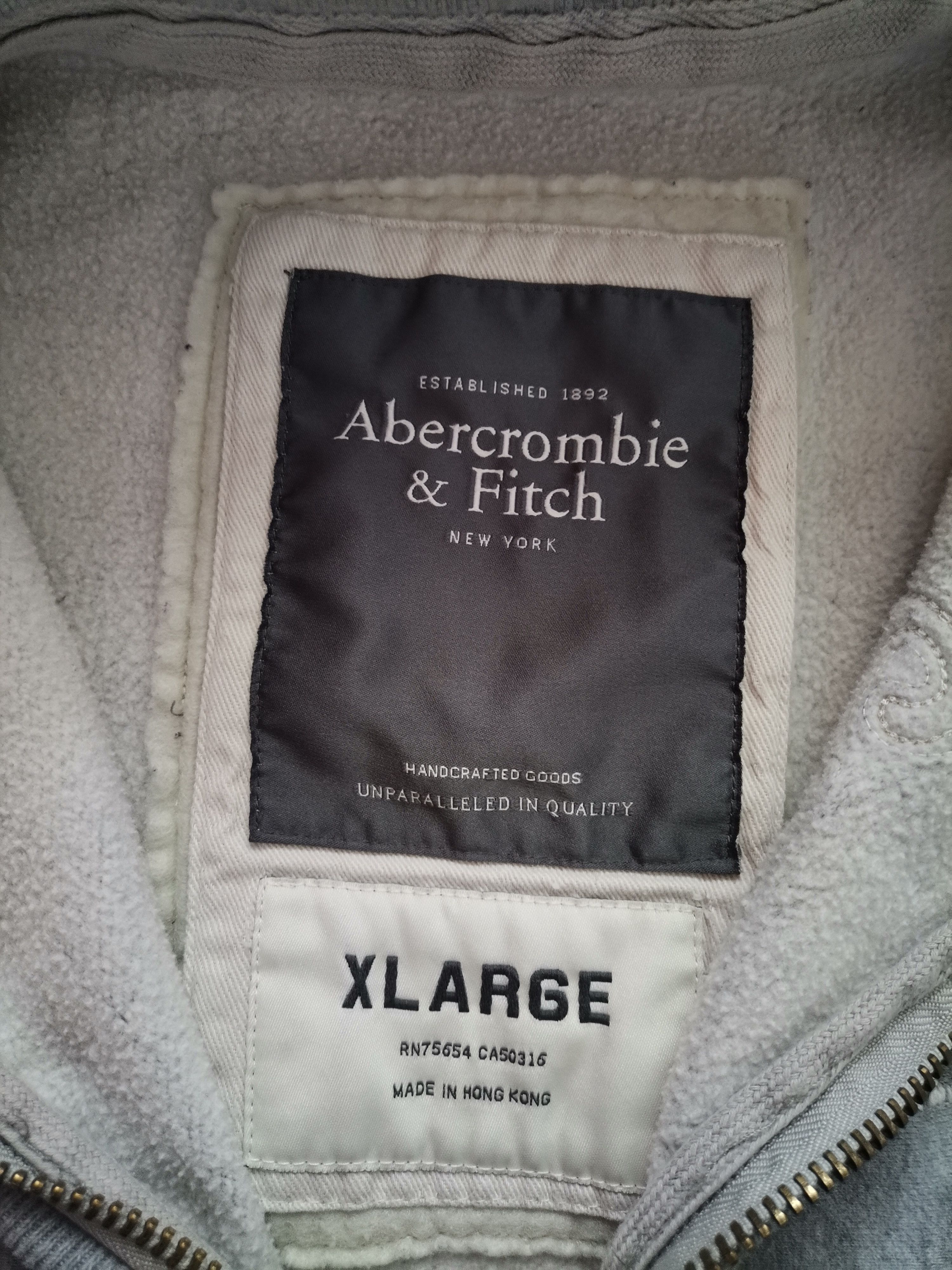 Abercrombie & Fitch Abercrombie & Fitch Zip Up Sweatshirt Size US XL / EU 56 / 4 - 3 Thumbnail