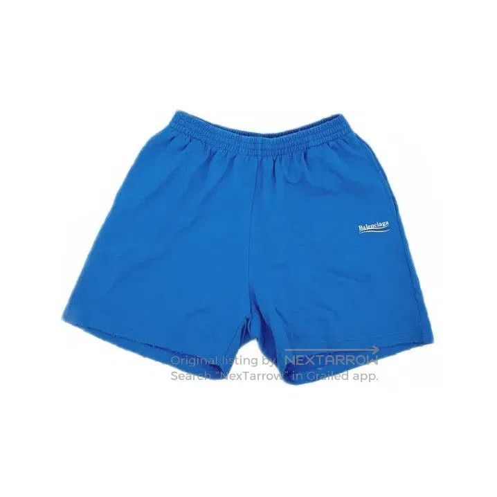 Balenciaga Balenciaga Stylish Blue Casual Shorts. Size US 26 / EU 42 - 1 Thumbnail