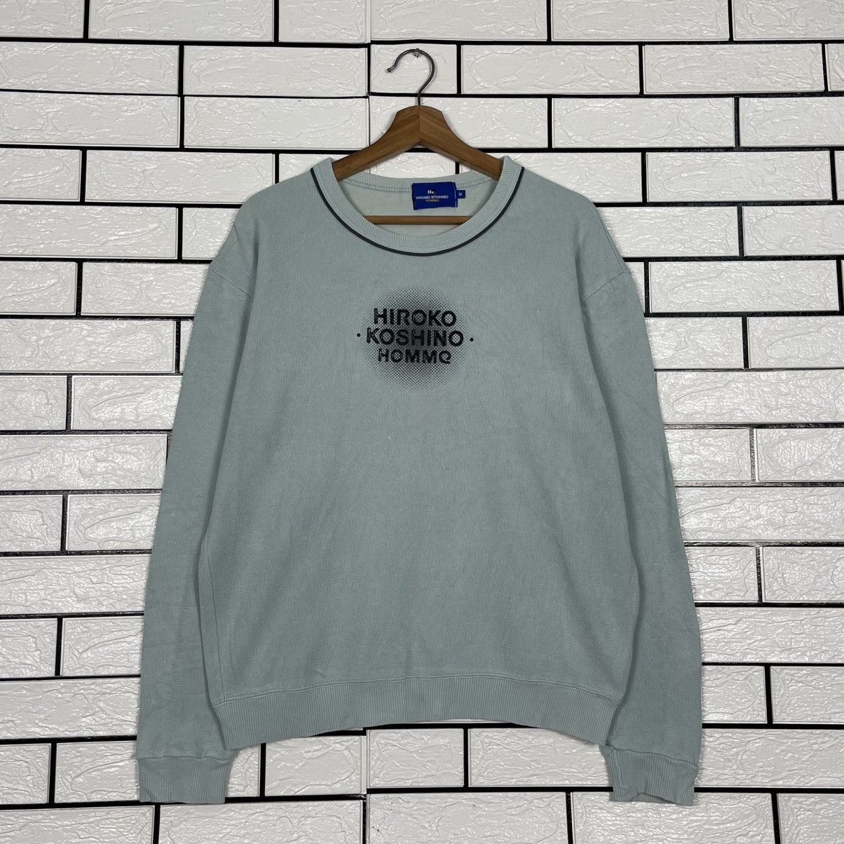 Hiroko Koshino Homme Hiroko Koshino Homme Big Logo Sweatshirt Size US M / EU 48-50 / 2 - 1 Thumbnail