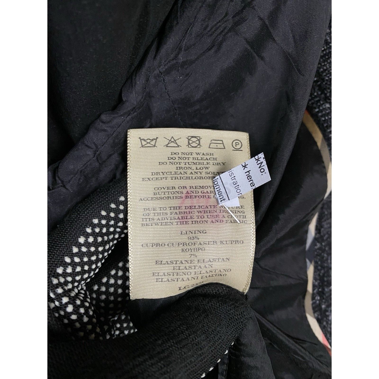 Burberry MINT! Burberry Wool Zipper Up Sequin Suit Jacket Dark Gray S Size M / US 6-8 / IT 42-44 - 13 Thumbnail