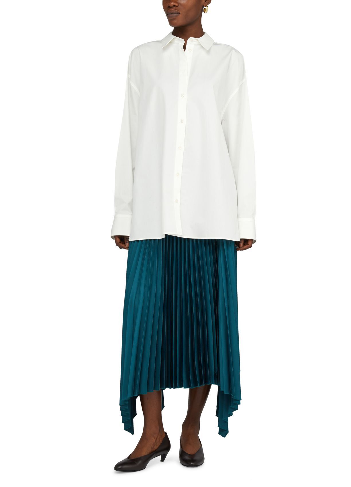 Loulou de Saison o1s22i1n1024 Espanto Oversized Shirt in White Size XS / US 0-2 / IT 36-38 - 2 Thumbnail