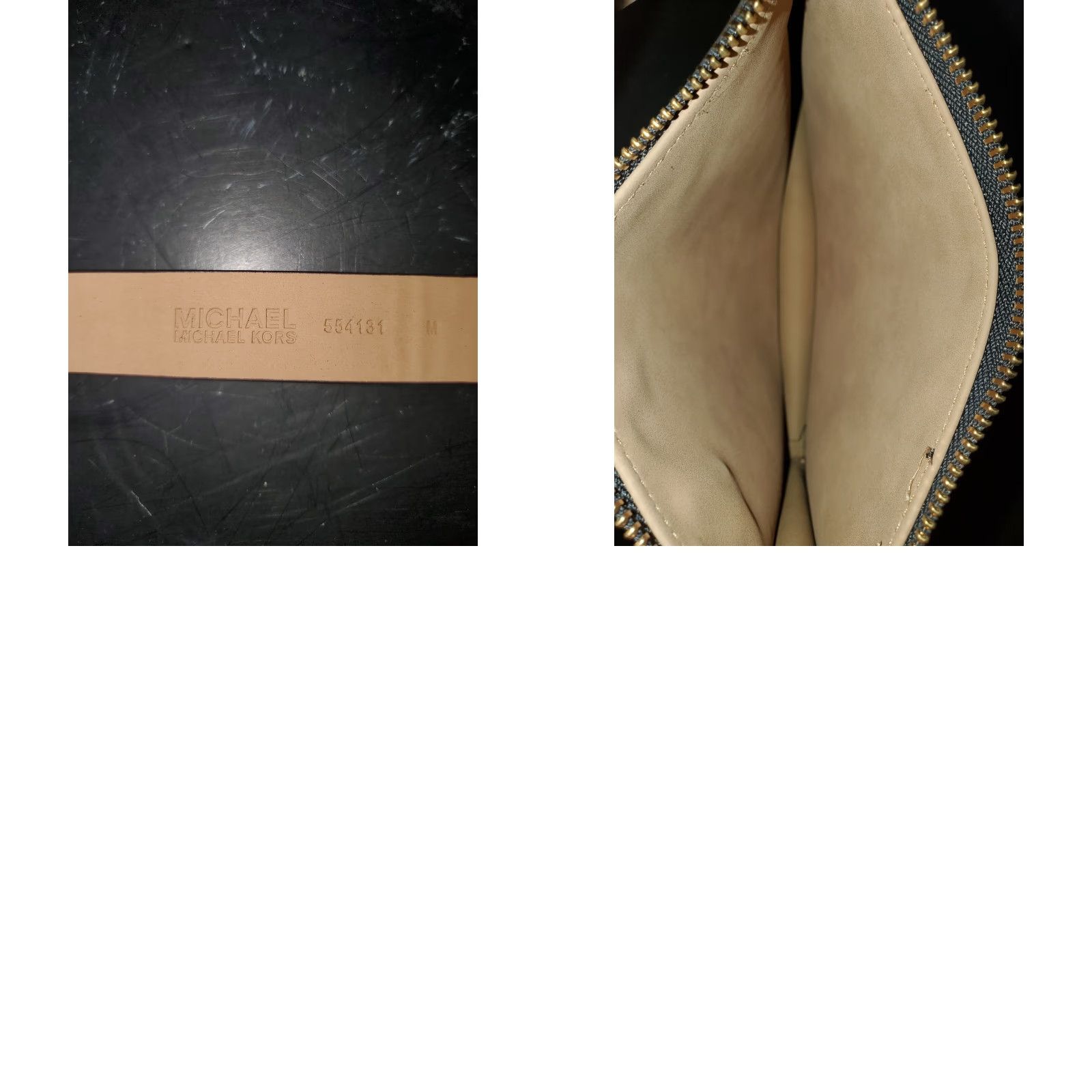 Michael Kors Michael Kors-Signature Logo Design-Adjustable Brown Belt Bag~Womens Size Medium Size ONE SIZE - 8 Thumbnail