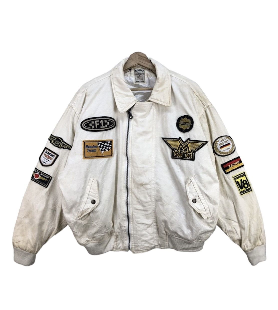 Formula 1 × Vintage Vintage Horizon Formula One Racing Team Bomber Style Size US XL / EU 56 / 4 - 1 Thumbnail