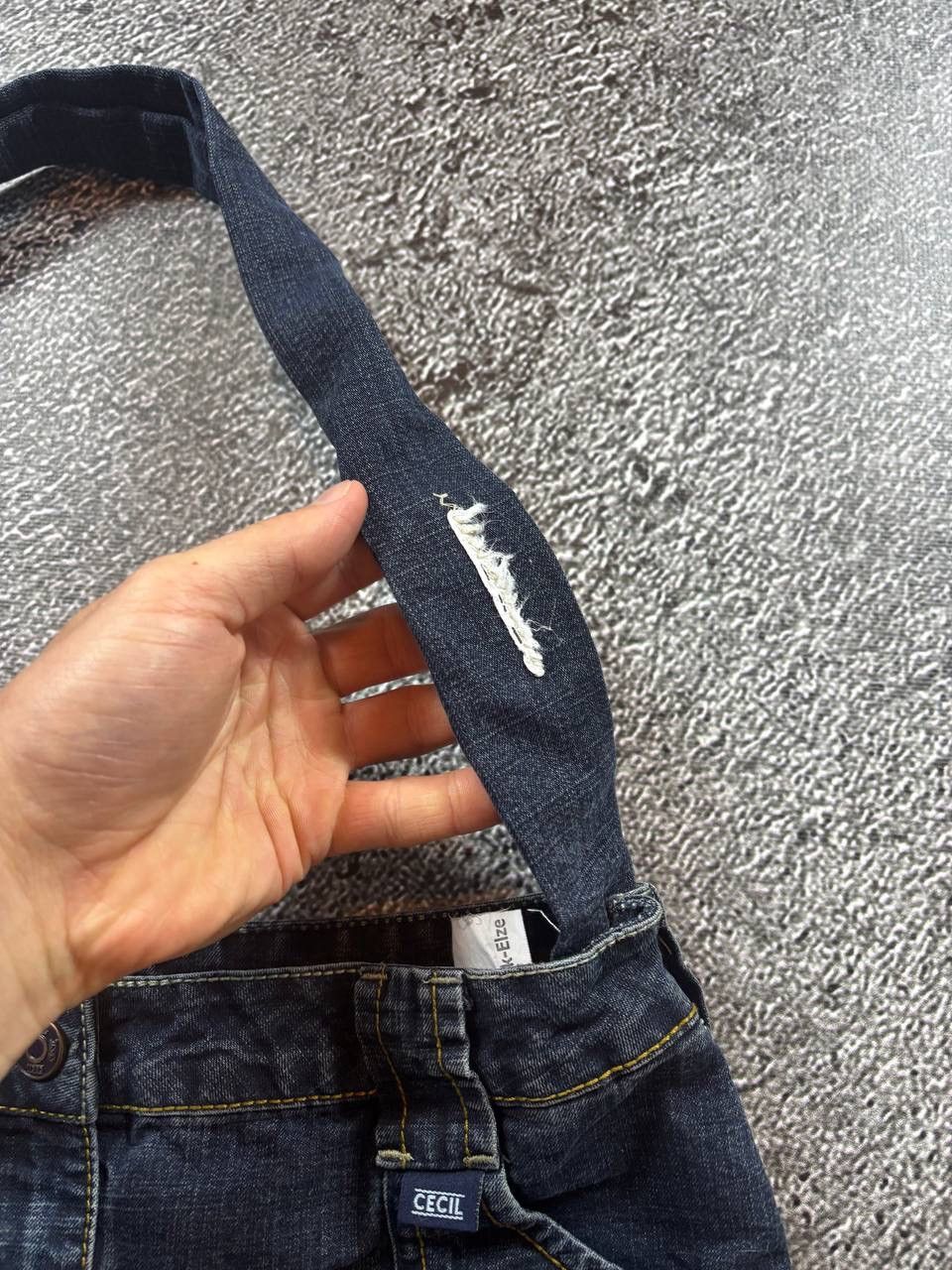 Japanese Brand Vintage Y2K Denim Mini Shoulder Bag Distressed Jeans Purse Size ONE SIZE - 4 Thumbnail