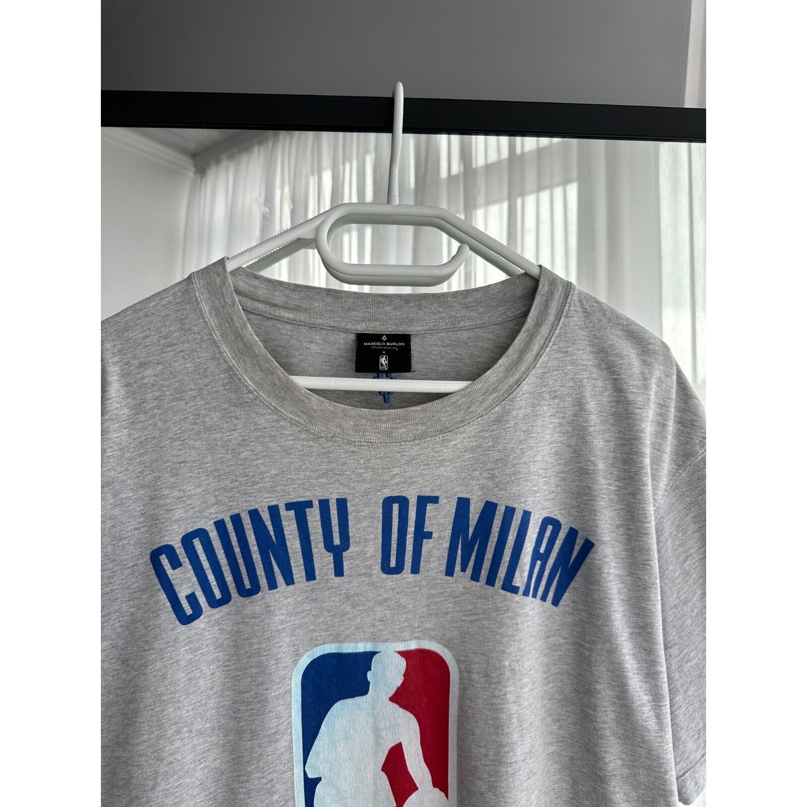 Marcelo Burlon VTG Marcelo Burlon County of Milan x NBA Big Logo T-shirt Size US XL / EU 56 / 4 - 4 Thumbnail
