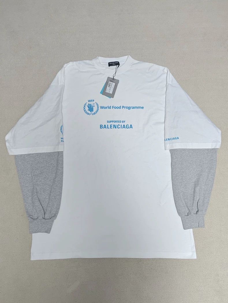 Balenciaga Balenciaga Long Sleeve Charity Collaboration Top - dmc Size US M / EU 48-50 / 2 - 1 Thumbnail