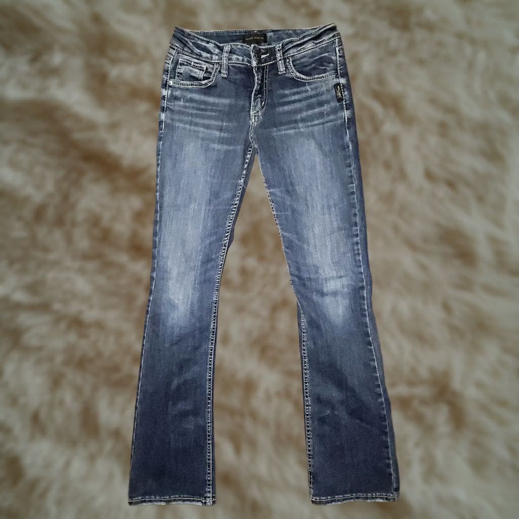 Silver Jeans Co. VINTAGE? No. (Cannot assume) Size 26" / US 2 / IT 38 - 1 Thumbnail