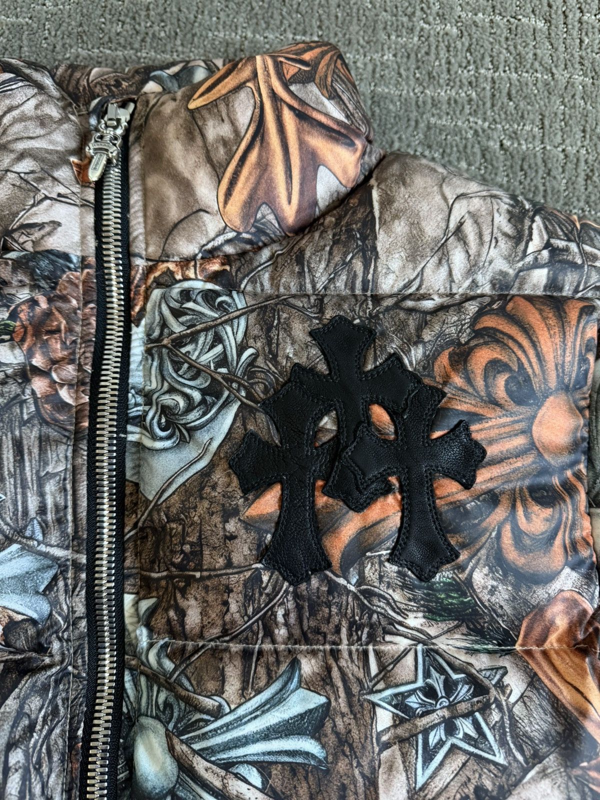 Chrome Hearts NOCTA DRAKE PUFFER JACKET CAMO TRIPLE CROSS Size US L / EU 52-54 / 3 - 3 Thumbnail