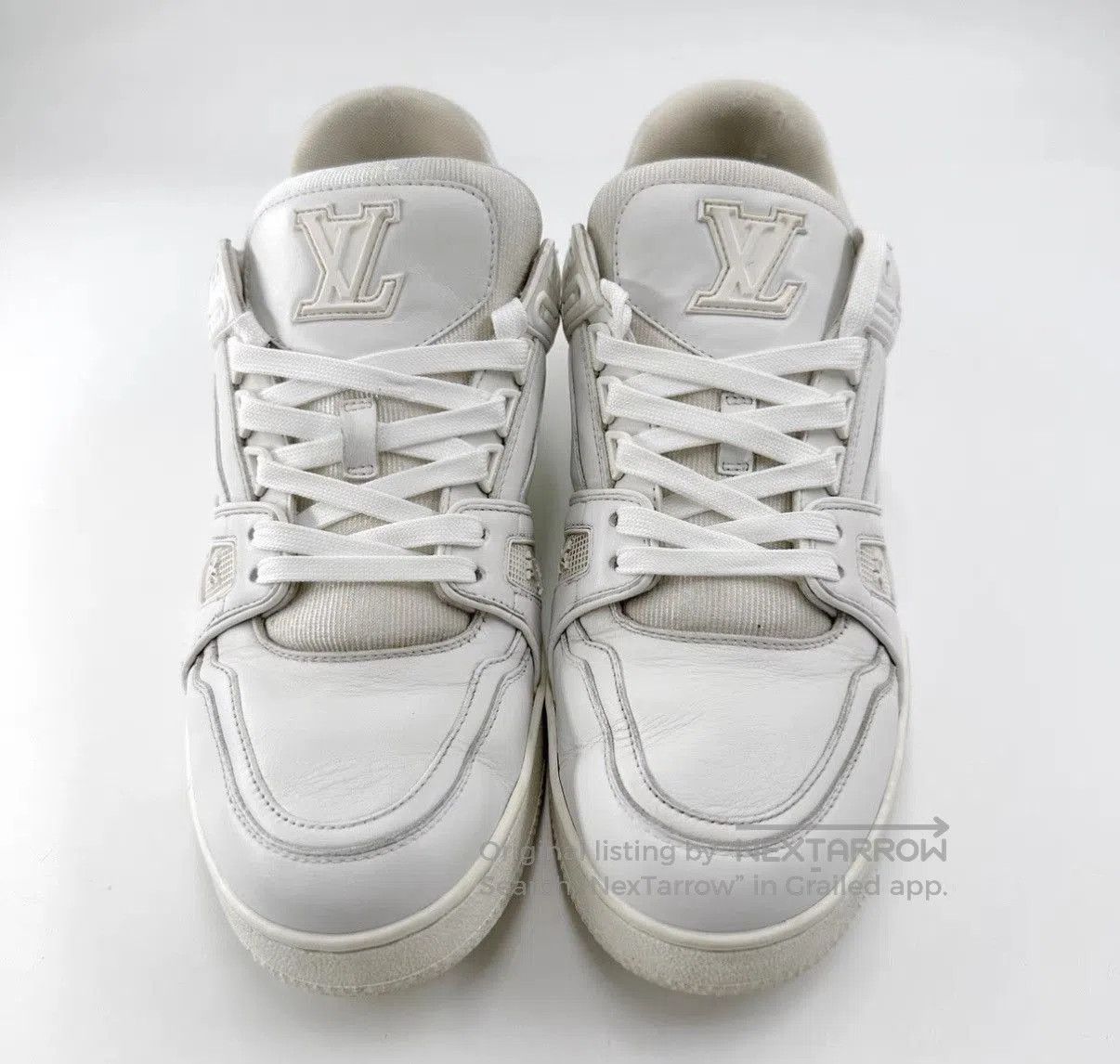Louis Vuitton White Low. Size US 9 / EU 42 - 2 Thumbnail
