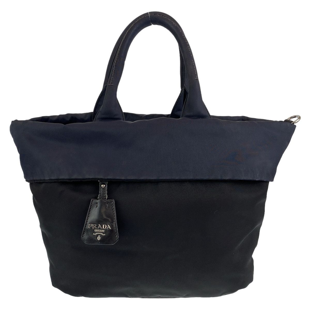 Prada Prada Prada Nylon Tessuto Logo Tote Bag Canvas Tote Bag Size ONE SIZE - 1 Thumbnail