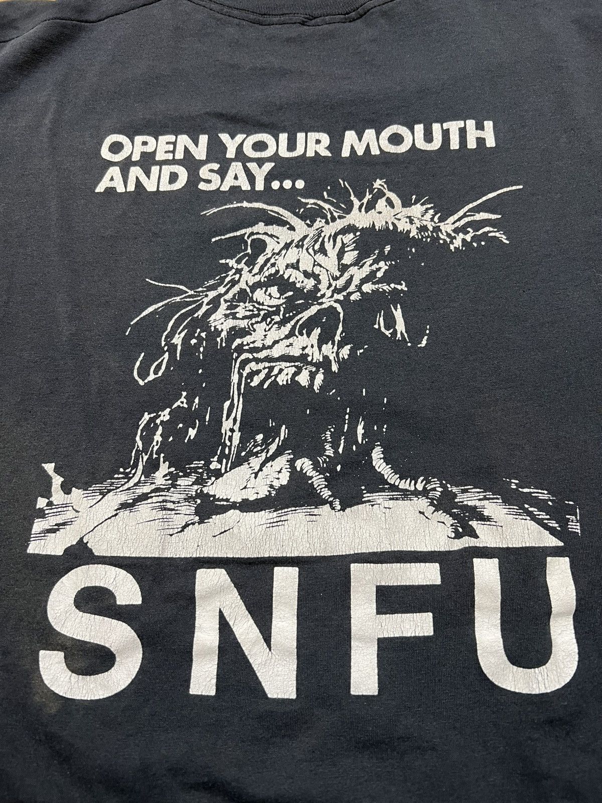 Band Tees × Vintage Vintage 80s SNFU Tees Size US L / EU 52-54 / 3 - 5 Thumbnail