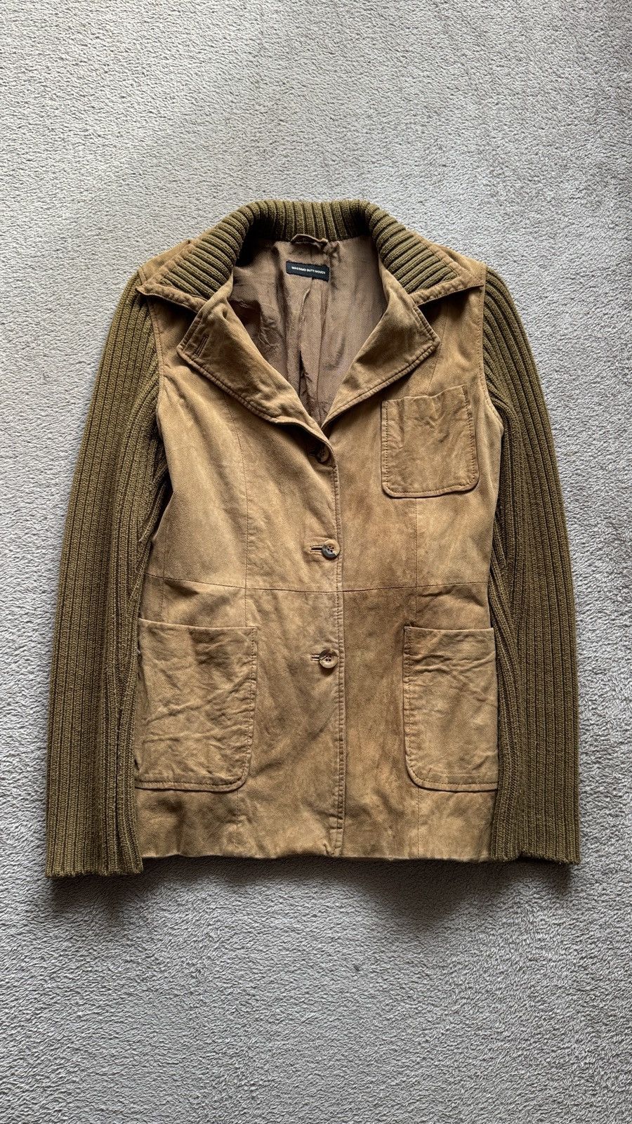 Genuine Leather Vintage Massimo Dutti Leather Blazer Jacket Helmut Lang vibe Size L / US 10 / IT 46 - 5 Thumbnail