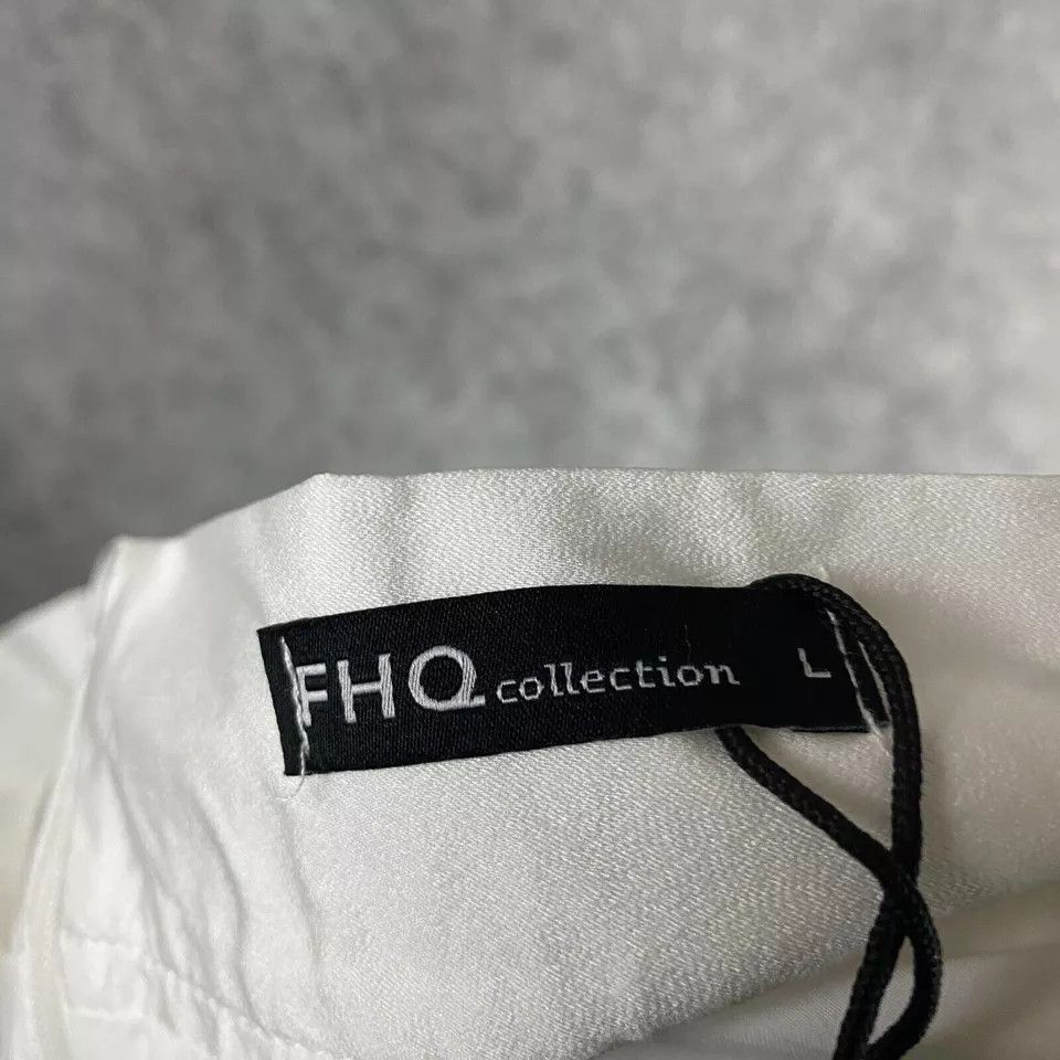 Other FHQ Skirt Large Women's Long NWD White Polyester Adults L Size 34" / US 12 / IT 48 - 8 Thumbnail