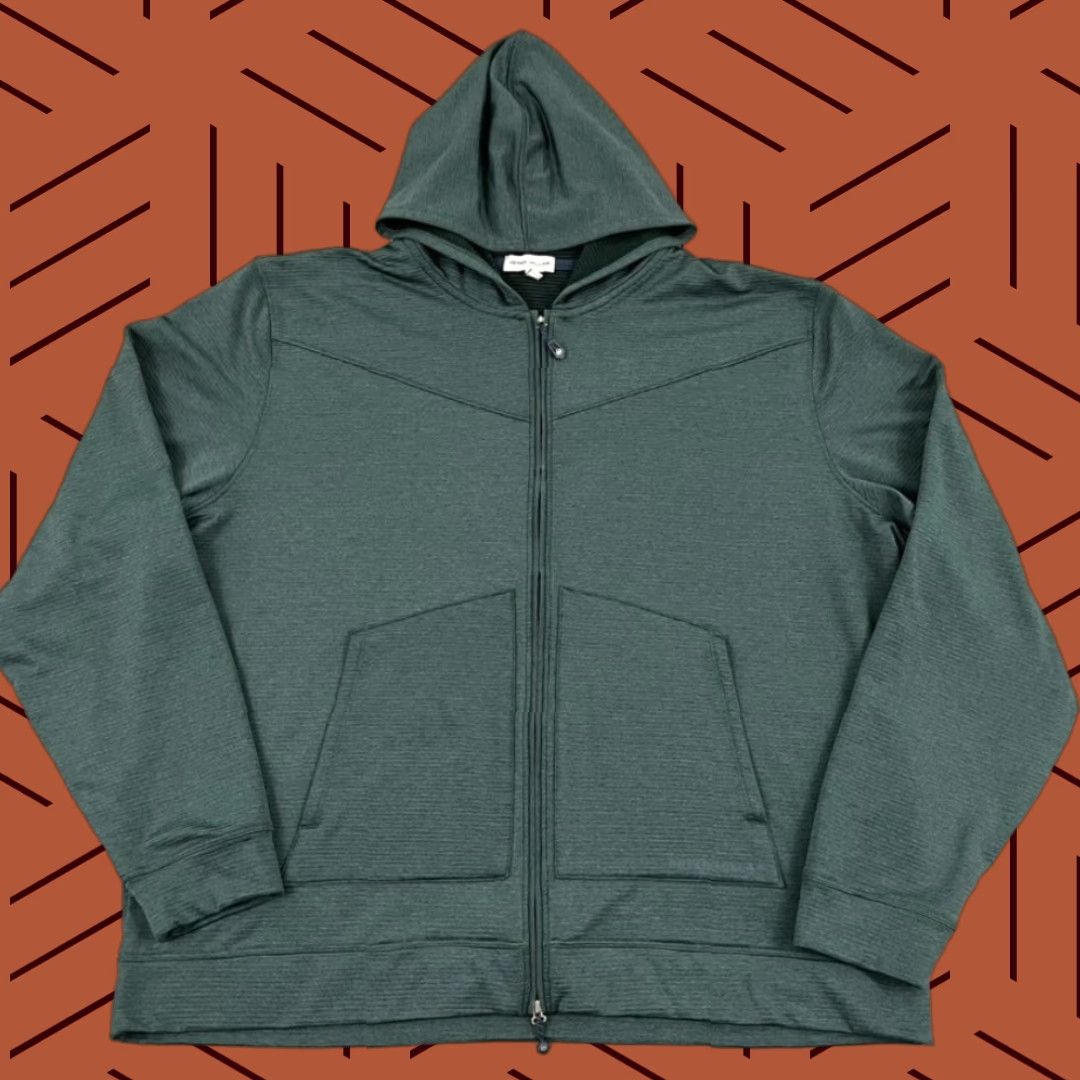 Peter Millar Peter Millar Hoodie Beaumont Mens 2XL Green Golf Performance Crown Sport Zip Size US XXL / EU 58 / 5 - 1 Thumbnail