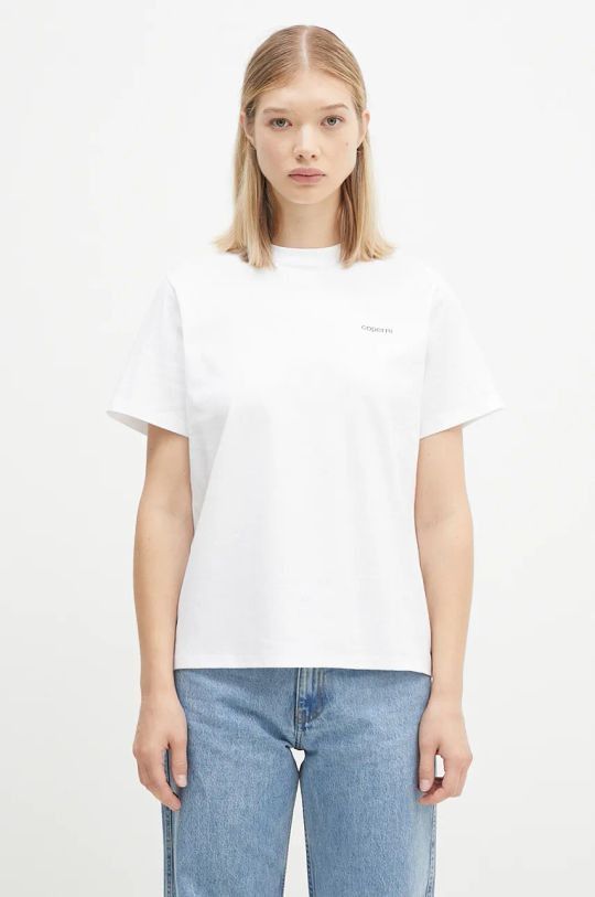 Coperni o1mle1224 Logo Overside T-Shirt in White Size XS / US 0-2 / IT 36-38 - 3 Thumbnail
