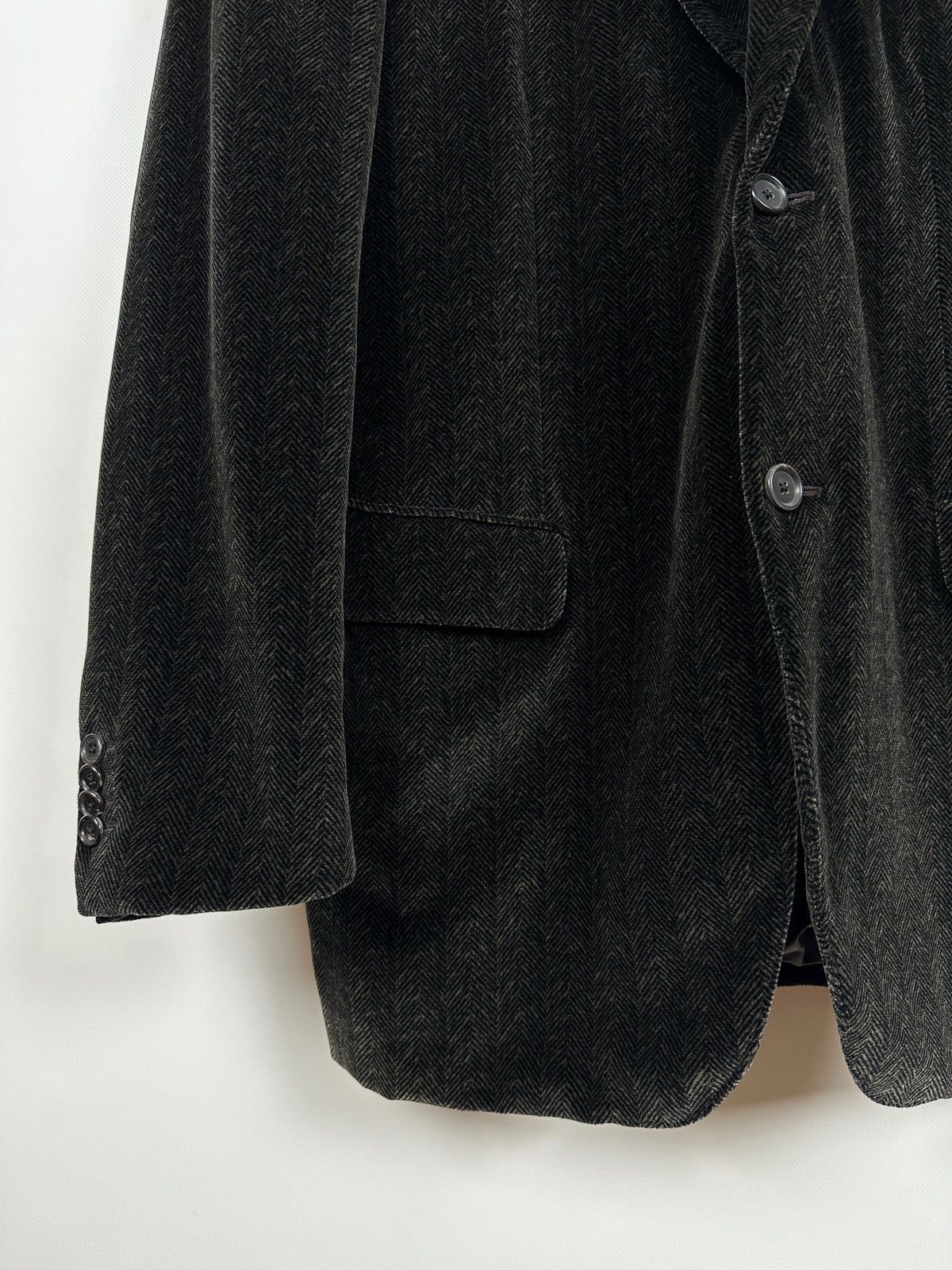 Caruso Raffaele Caruso Sartoria Parma Herringbone Handmade Blazer Size US L / EU 52-54 / 3 - 7 Thumbnail