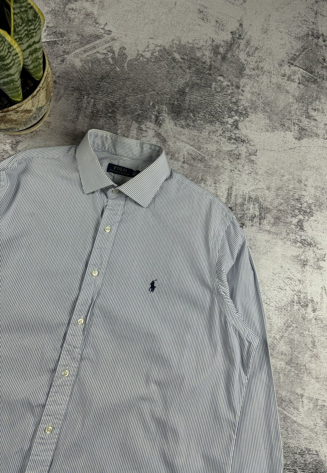 Polo Ralph Lauren Polo Ralph Lauren Checked Striped Longsleeve Button Shirt Size US XL / EU 56 / 4 - 5 Thumbnail
