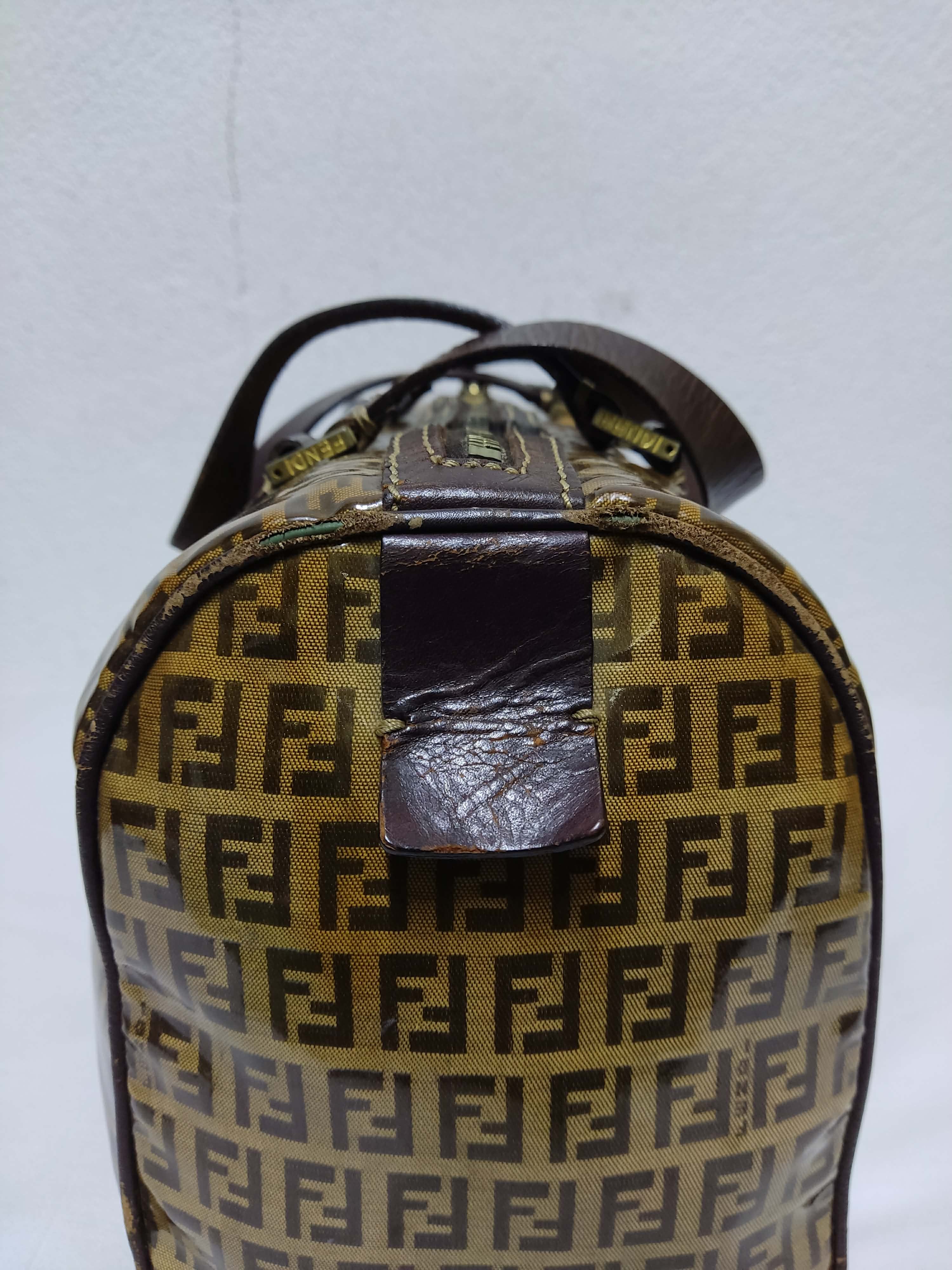 Fendi Authentic FENDI Zucchino Mini Bostan Bag Handbag Size ONE SIZE - 4 Thumbnail