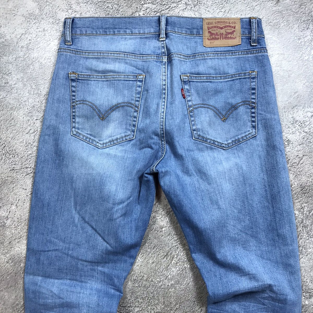 Vintage Vintage 90s Levis Distressed Baggy Jeans Grunge Thrashed 34 Size US 34 / EU 50 - 5 Thumbnail
