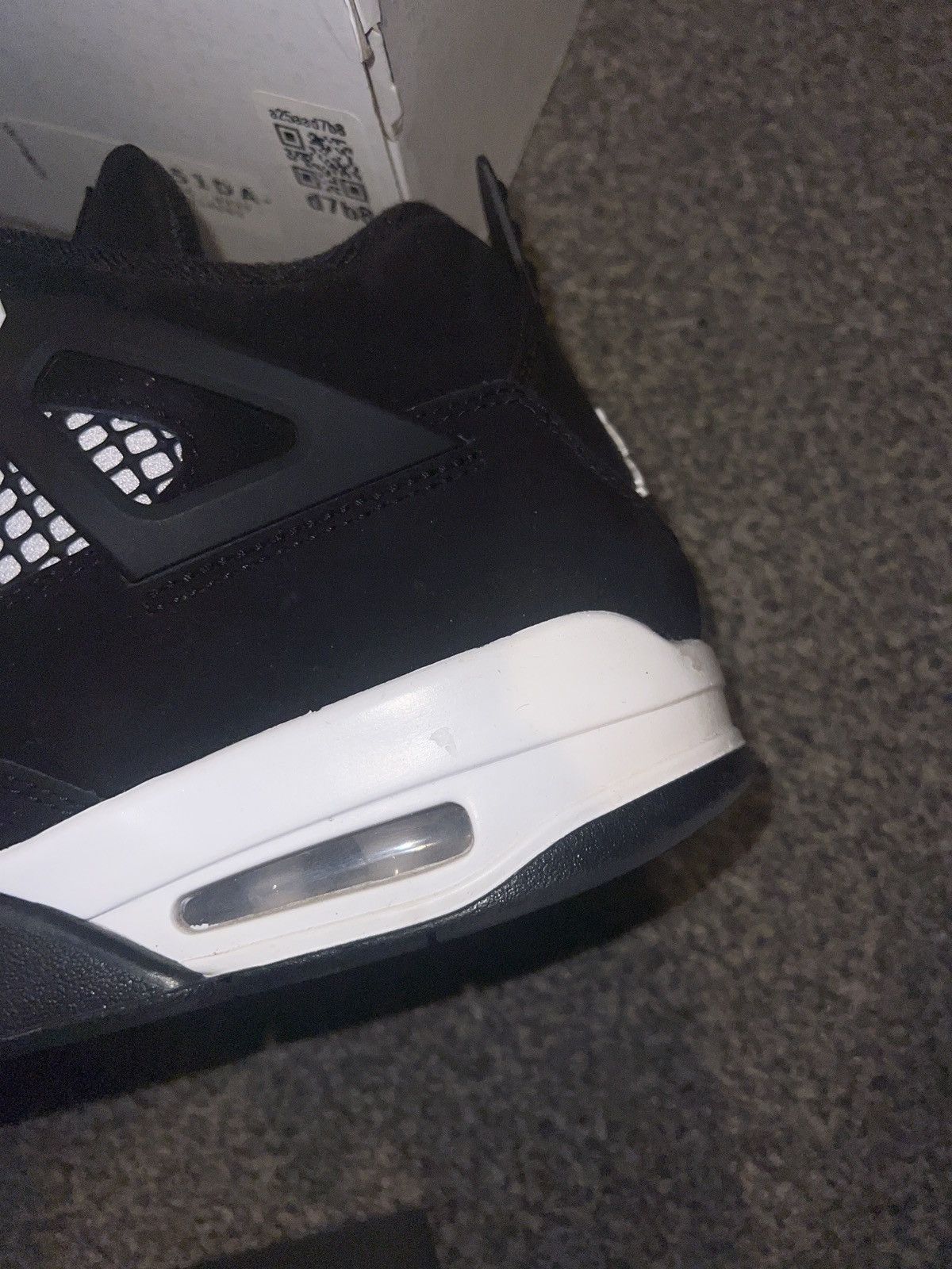 Nike Jordan 4 white thunder Size US 8.5 / EU 41-42 - 13 Thumbnail