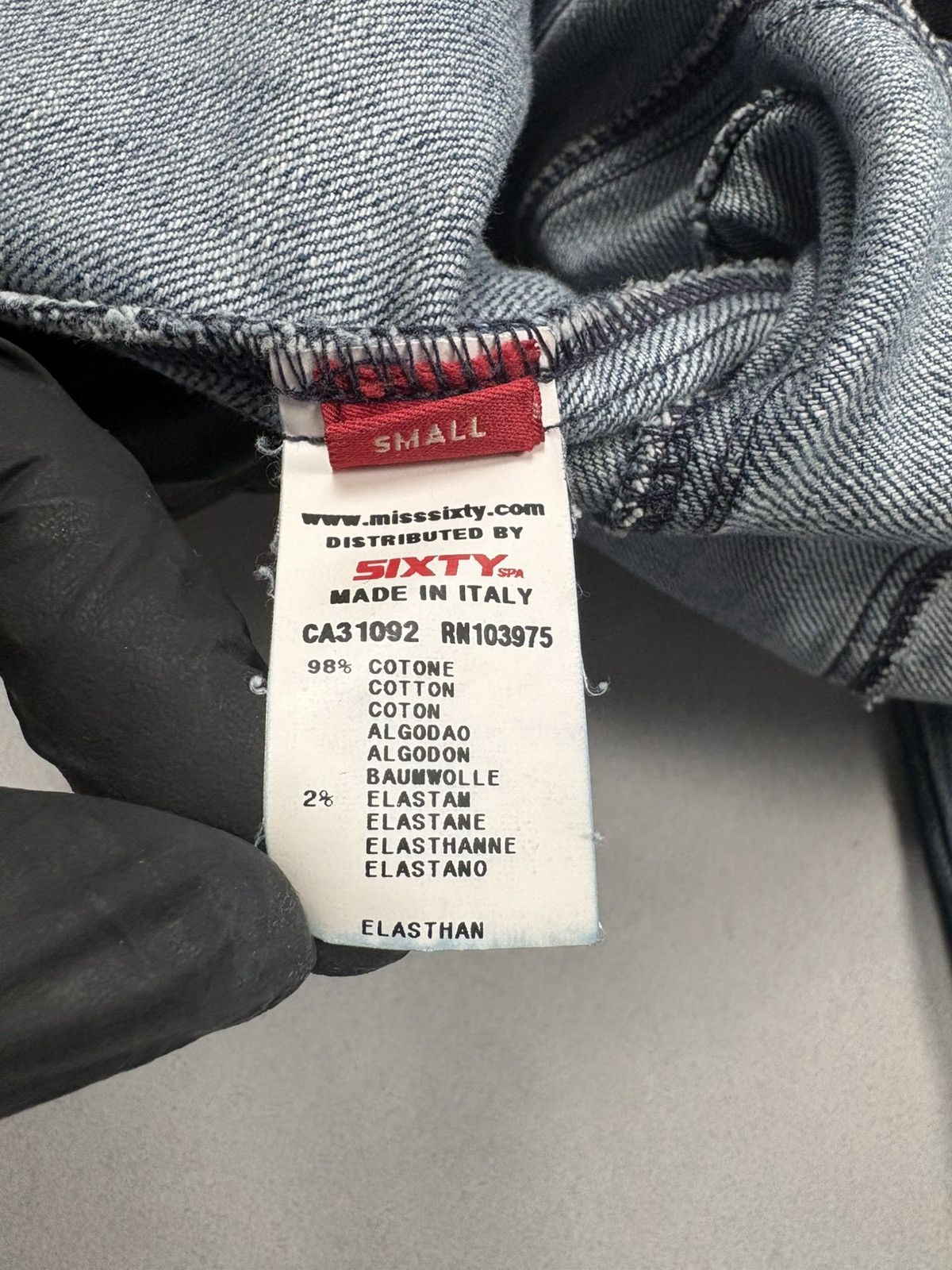 Miss Sixty Vintage 2000s Miss Sixty Y2K Denim Slim Jacket Brink Style S Size S / US 4 / IT 40 - 17 Thumbnail