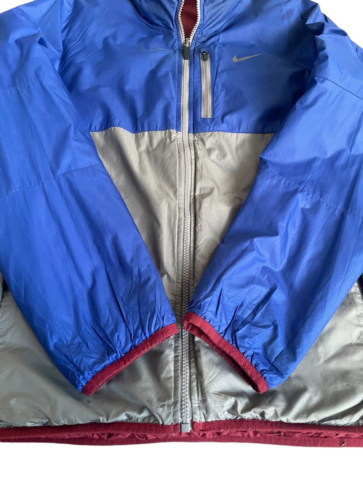 Hypebeast Vintage Y2K Nike Streetwear Reversible Light Puffer Jacket Size US M / EU 48-50 / 2 - 8 Thumbnail