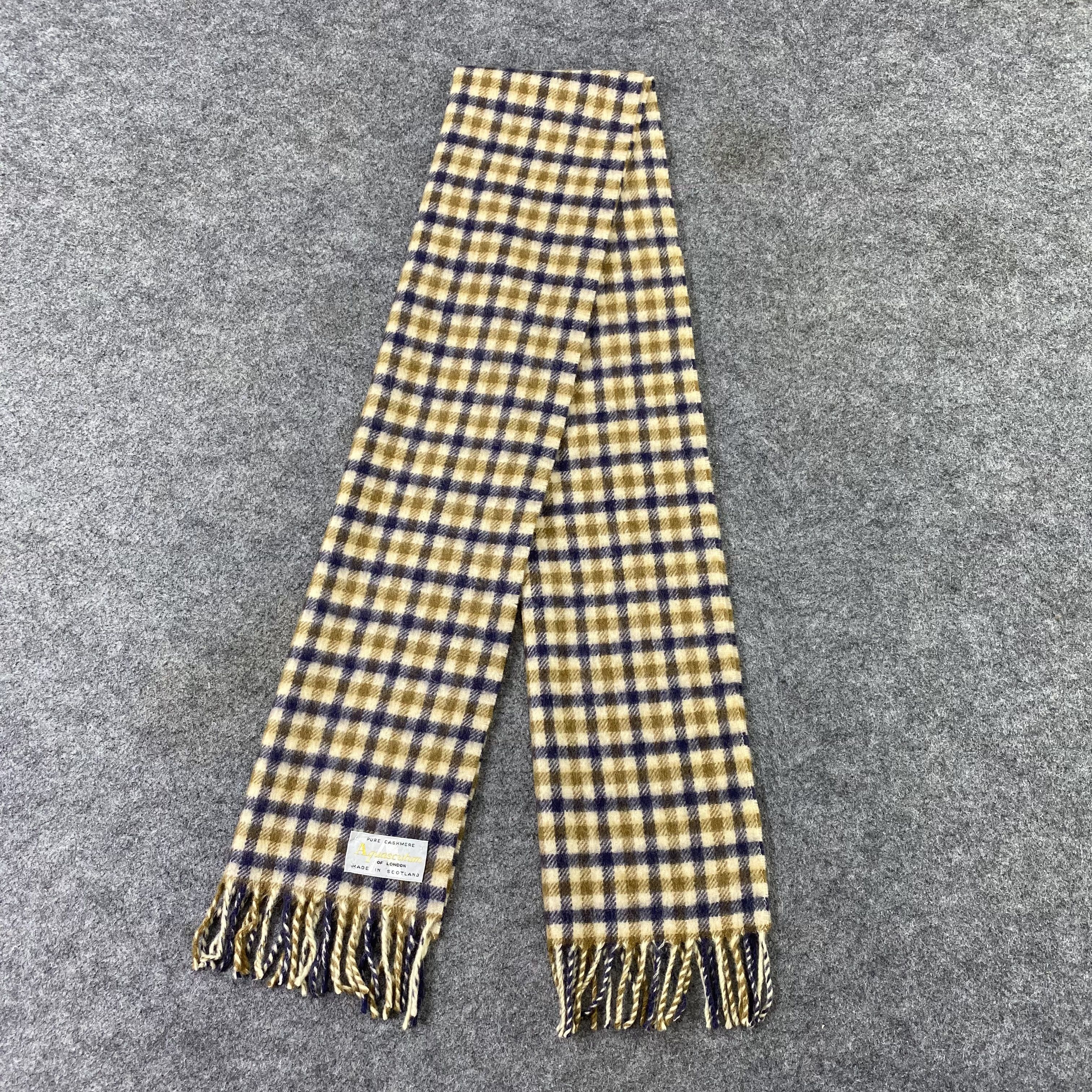 Aquascutum Aquasqutum Muffler / Scarf / Neckwear - T1257 Size ONE SIZE - 4 Thumbnail