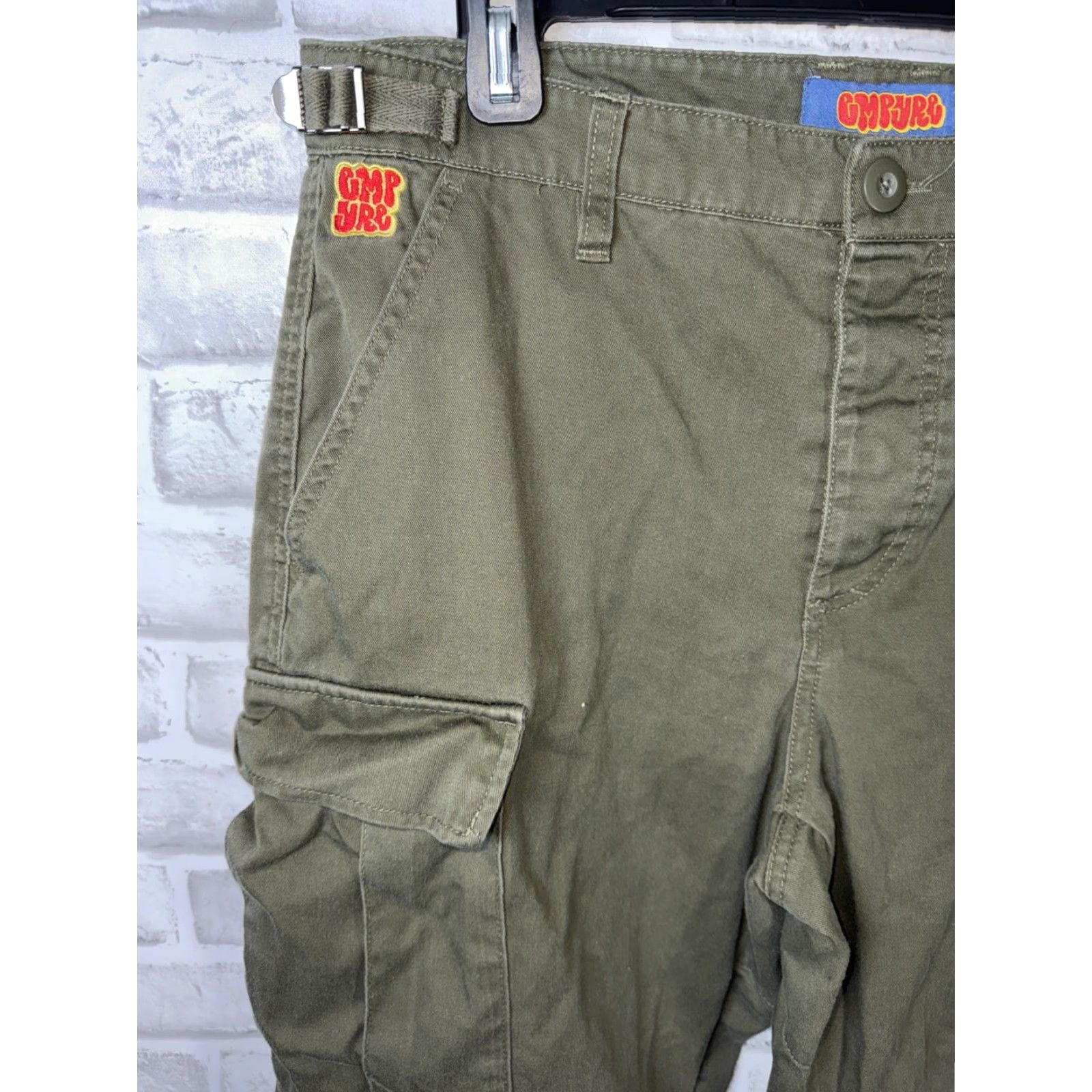 Empyre Empyre Men's Relax Fit Olive Green Cargo Skate Pants Size US 30 / EU 46 - 4 Thumbnail