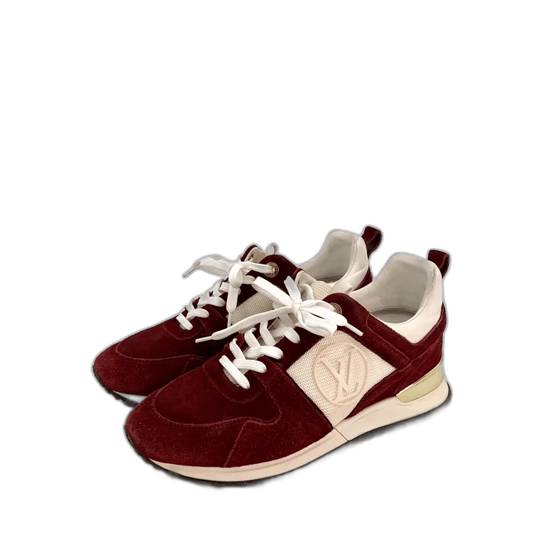 Louis Vuitton Louis Vuitton Burgundy Logo Casual Sneakers Size US 9 / EU 42 - 1 Thumbnail