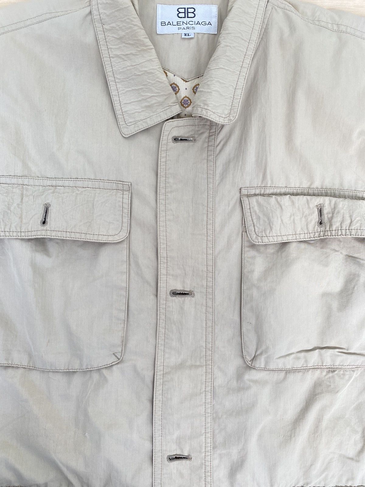 Balenciaga Vintage Balenciaga Coat Parka Jacket ifsixwasnine lgb style Size US L / EU 52-54 / 3 - 11 Thumbnail