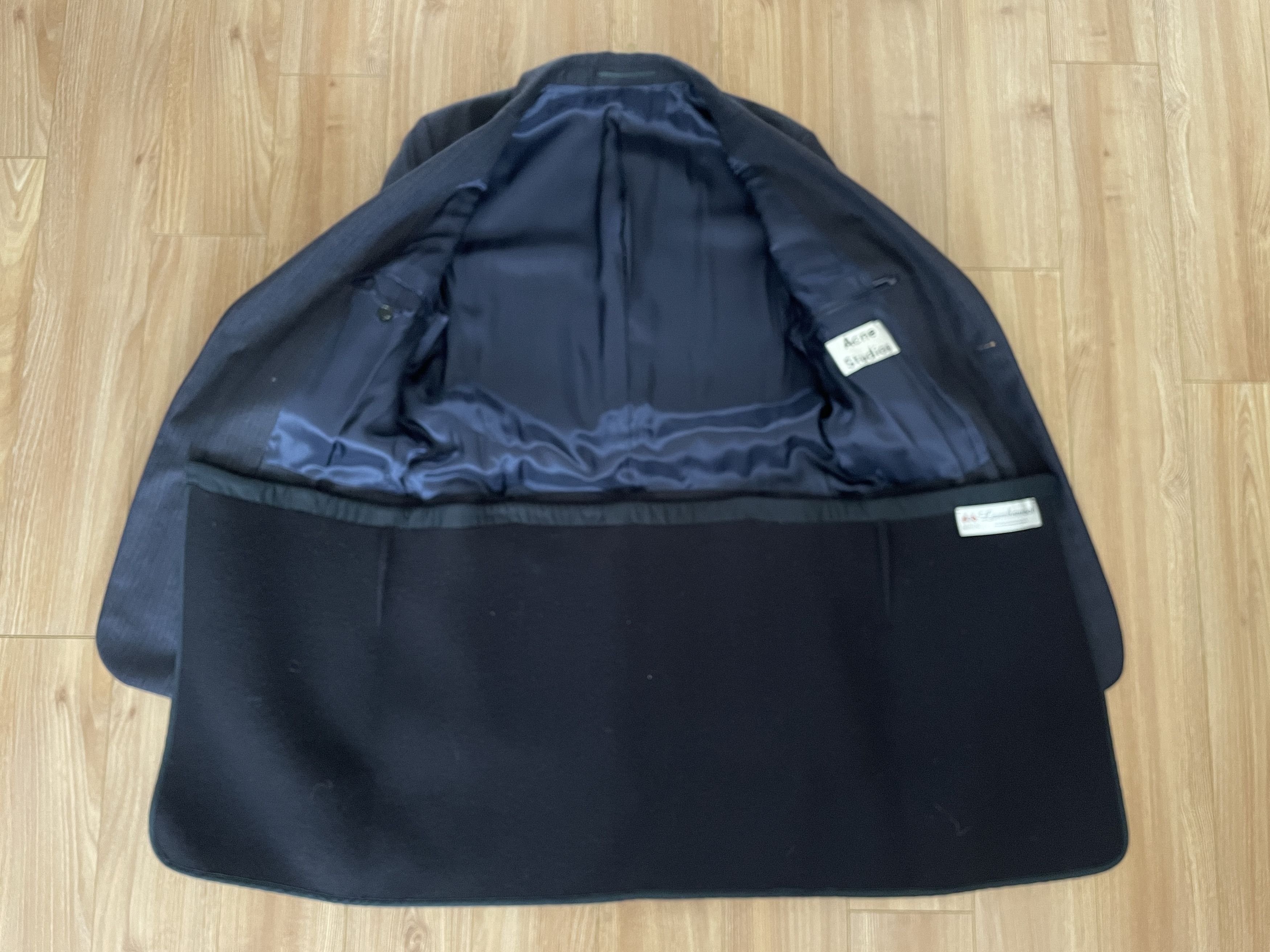 Acne Studios Acne Studios X Moon Lambswool Pinstripe Blazer Size US S / EU 44-46 / 1 - 3 Thumbnail