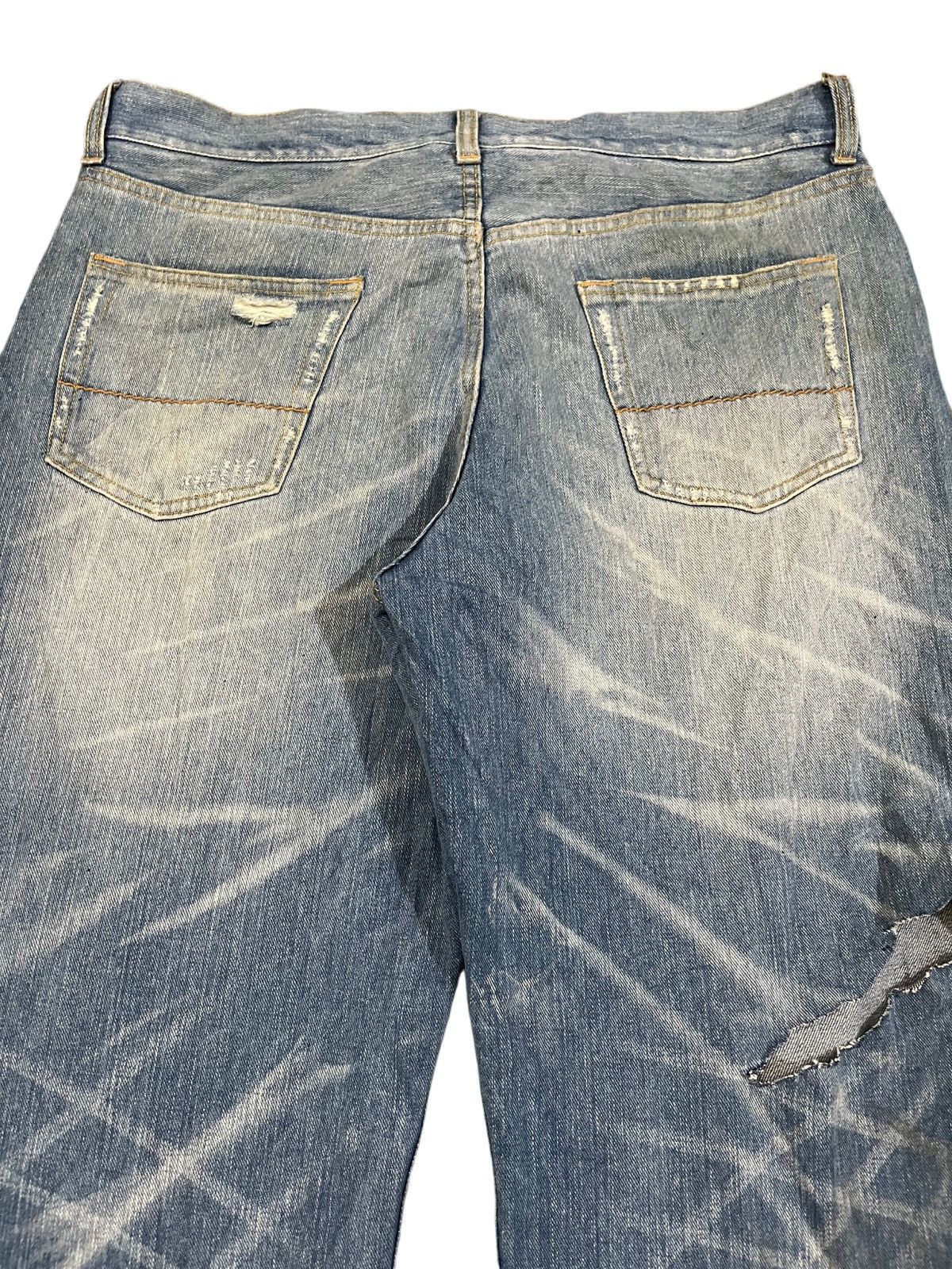 Body Glove Vintage Body Glove Clawmark Ripped Baggy Denim Size US 36 / EU 52 - 6 Thumbnail