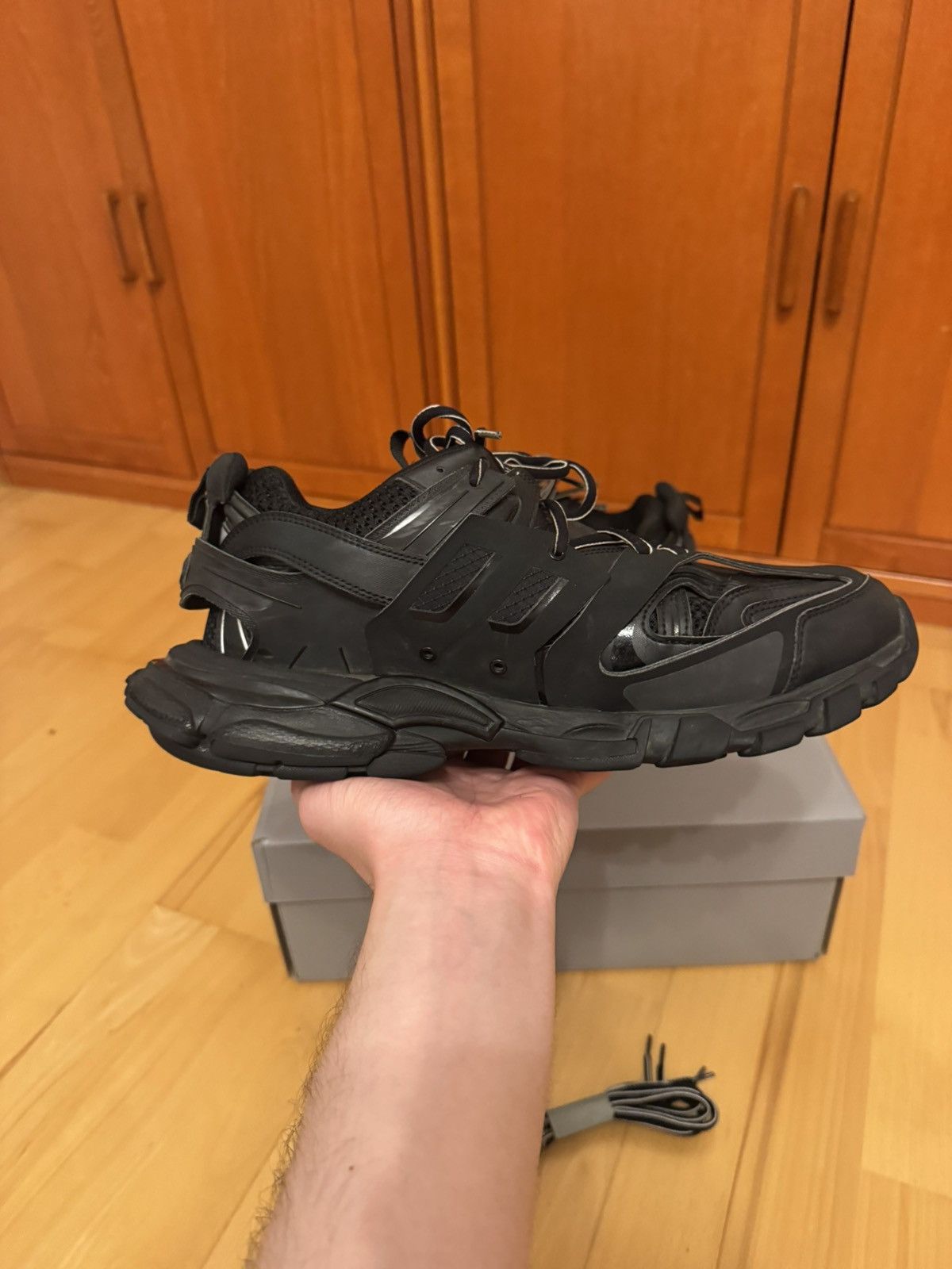 Balenciaga Balenciaga Track Triple Black Size US 11 / EU 44 - 4 Thumbnail
