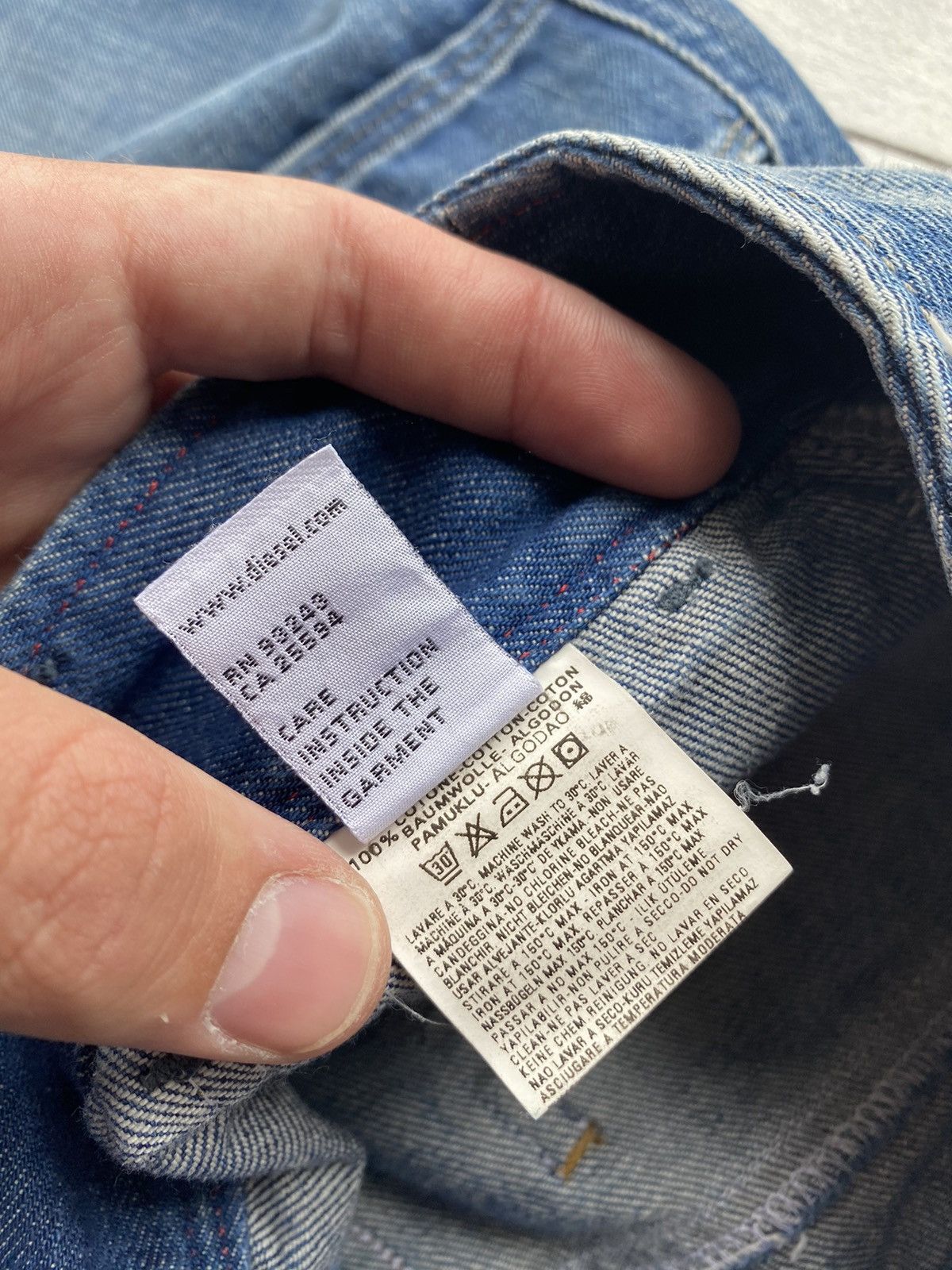 Diesel × Vintage 🔥Diesel Distressed Dirty Flared Bootcut Bell Blue Jeans y2k Size 32" / US 10 / IT 46 - 6 Thumbnail