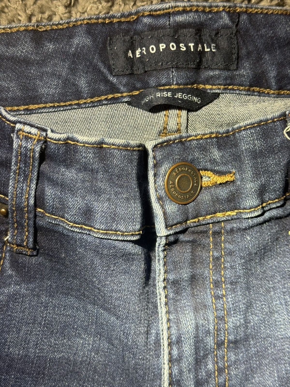 Aeropostale Aeropostale High Rise Jeans Women’s Size 8 Blue Stretch Size 30" / US 8 / IT 44 - 4 Thumbnail