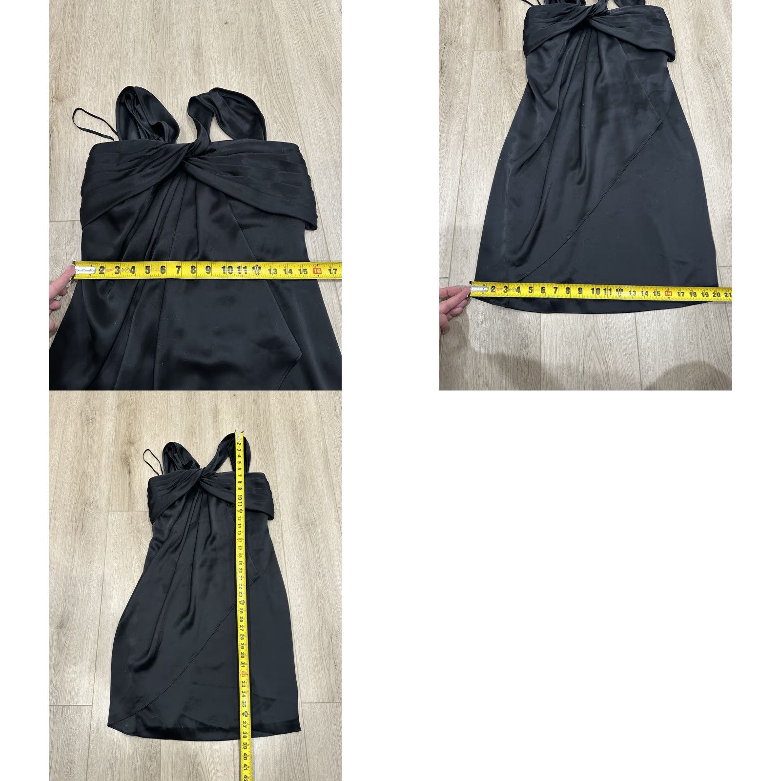 St. John St. John Dress Women 6 Black Tank Dress Sleeveless Sheath Knit Knee Length Zip Straps Classic Size M / US 6-8 / IT 42-44 - 9 Thumbnail