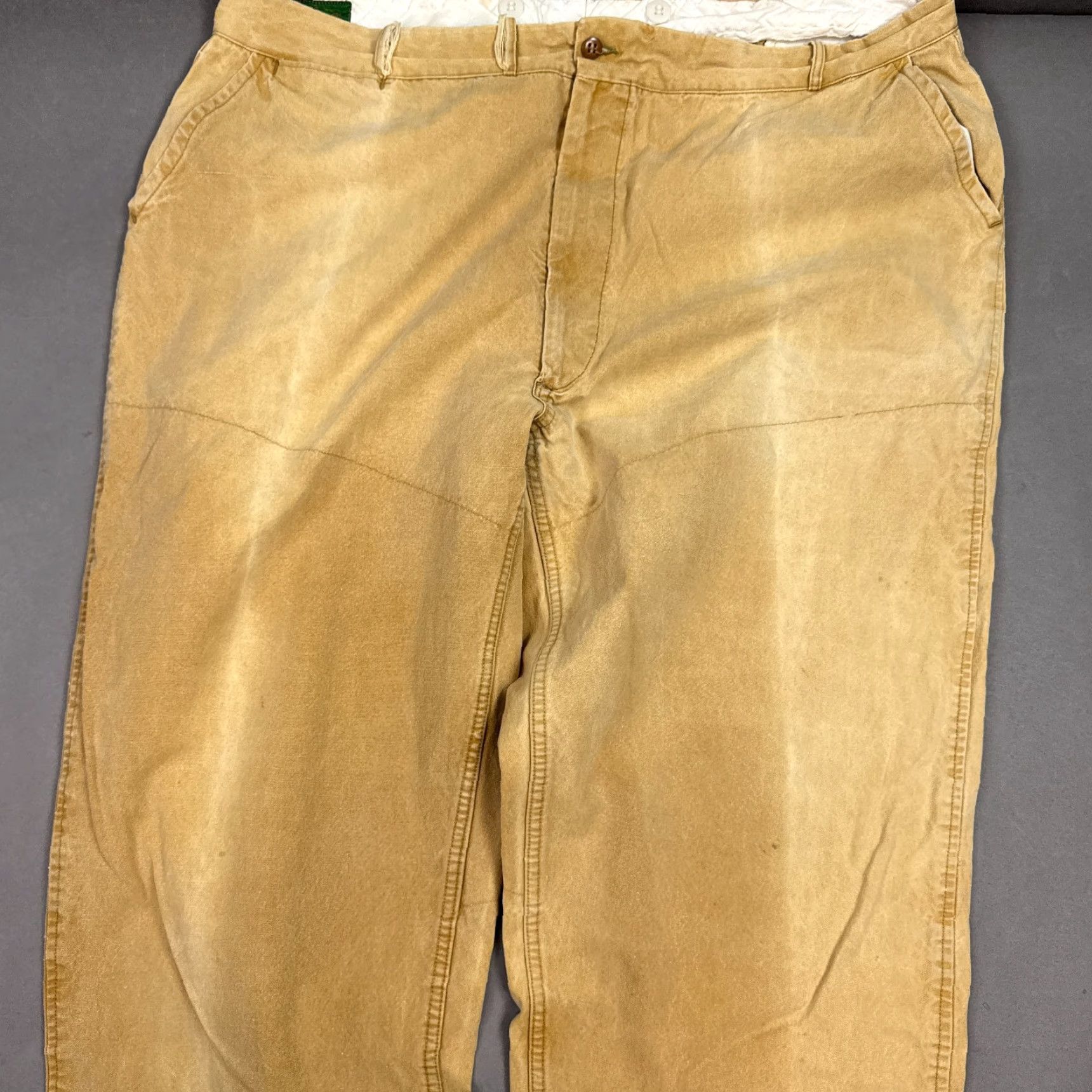 Vintage VINTAGE Western Field Pants Mens 40x29 Double Knee Canvas Hunt Casual Workwear Cargo Pants Mens Brown 40x29 Regular Straight Mens Size US 40 / EU 56 - 6 Thumbnail