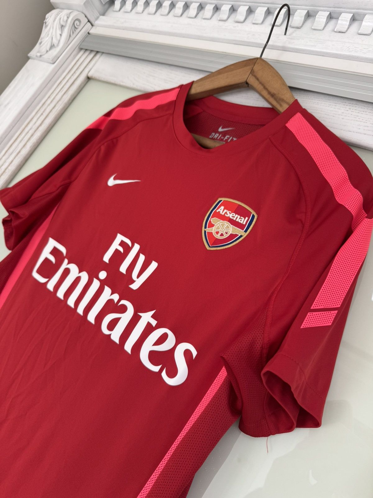 Nike Arsenal 2010-2011 Soccer Jersey Football Kit Shirt Size US M / EU 48-50 / 2 - 5 Thumbnail