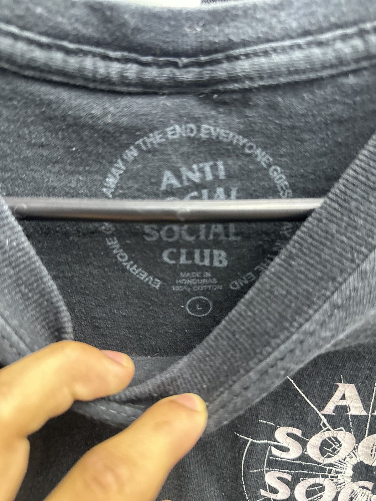 Anti Social Social Club Anti Social Club T Shirt Size US L / EU 52-54 / 3 - 2 Thumbnail