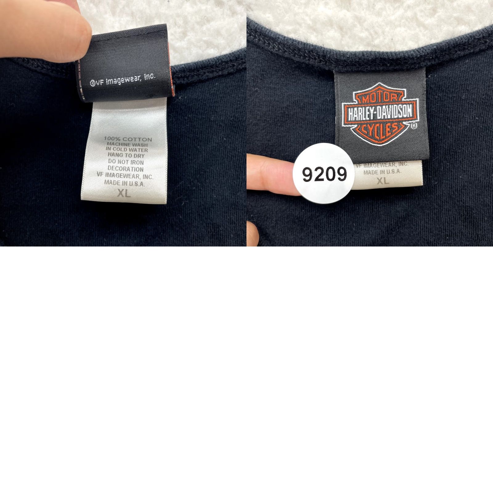 Harley Davidson VINTAGE Harley-Davidson Tank Top XL Black Pirate Graphic Rhinestone Maine Y2K History Size XL / US 12-14 / IT 48-50 - 8 Thumbnail