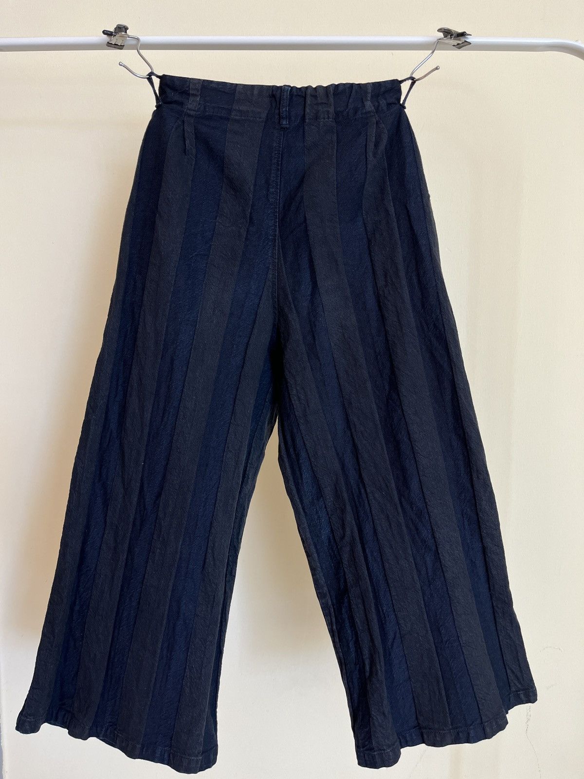 Issey Miyake Issey Miyake Plantation Indigo Linen Cut off Size 30" / US 8 / IT 44 - 3 Thumbnail