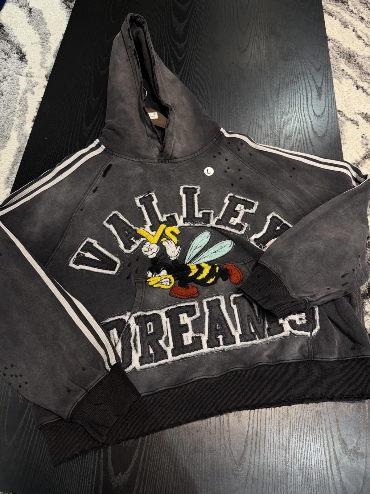 Vale Size L - Vale Black Pull Over Hoodie Black Authentic Valley Size US L / EU 52-54 / 3 - 2 Thumbnail