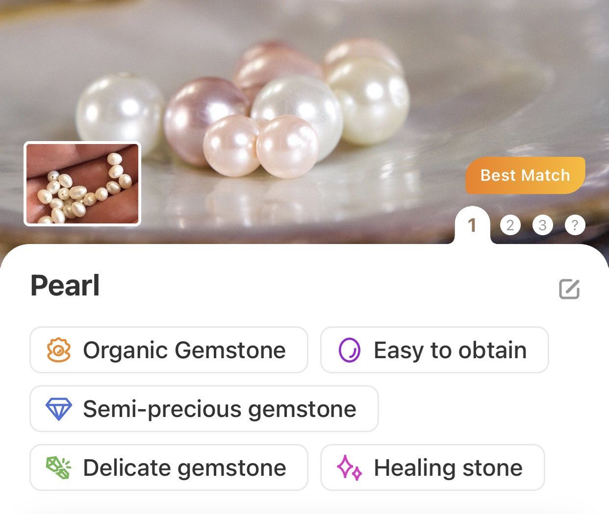 Handmade Handcrafted repurposed amulet genuine pearl bead necklace Size ONE SIZE - 10 Thumbnail