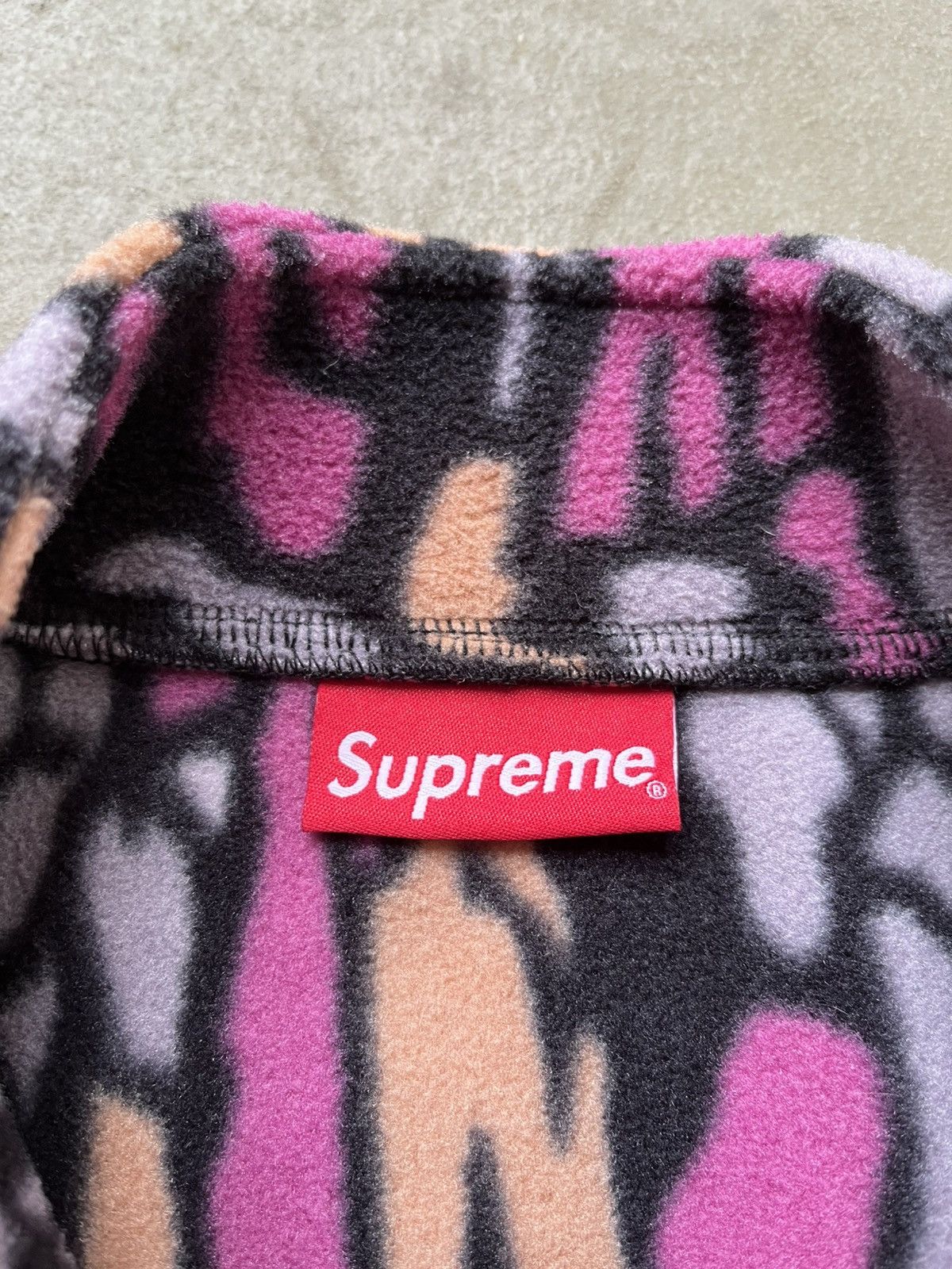 Polartec Supreme PolarTec Fleece Tree Bark Camo Half Zip Size US M / EU 48-50 / 2 - 4 Thumbnail