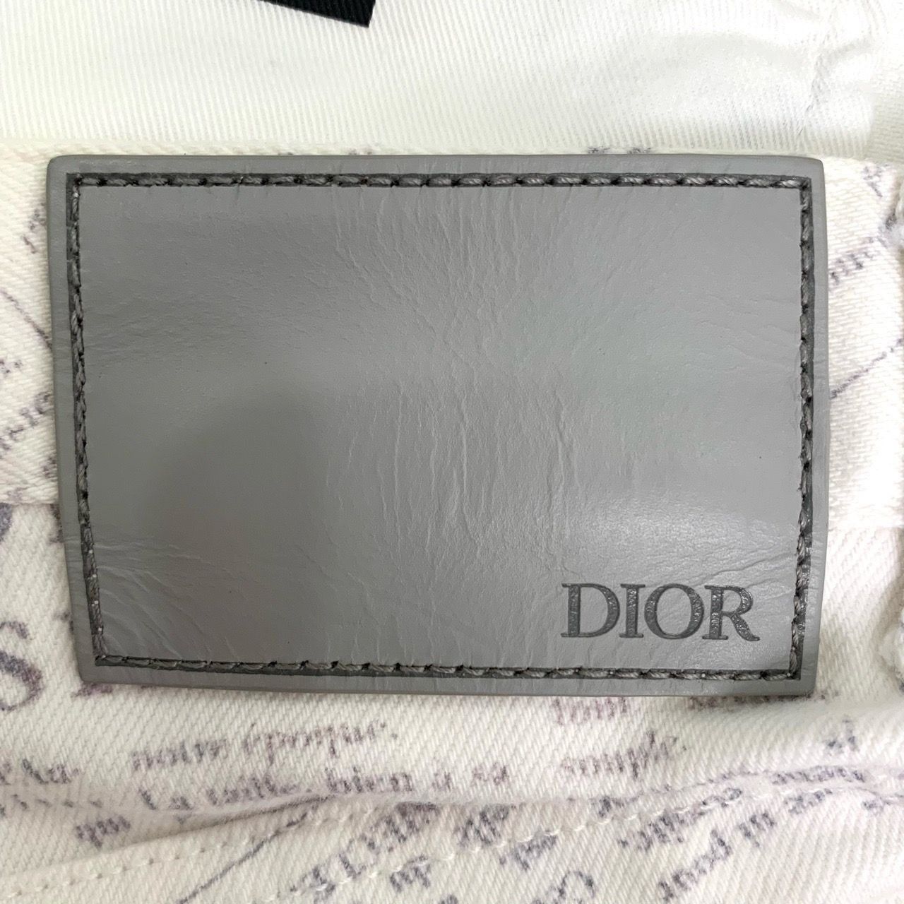 Dior Christian Dior Newspaper Print White Jeans Size US 30 / EU 46 - 6 Thumbnail
