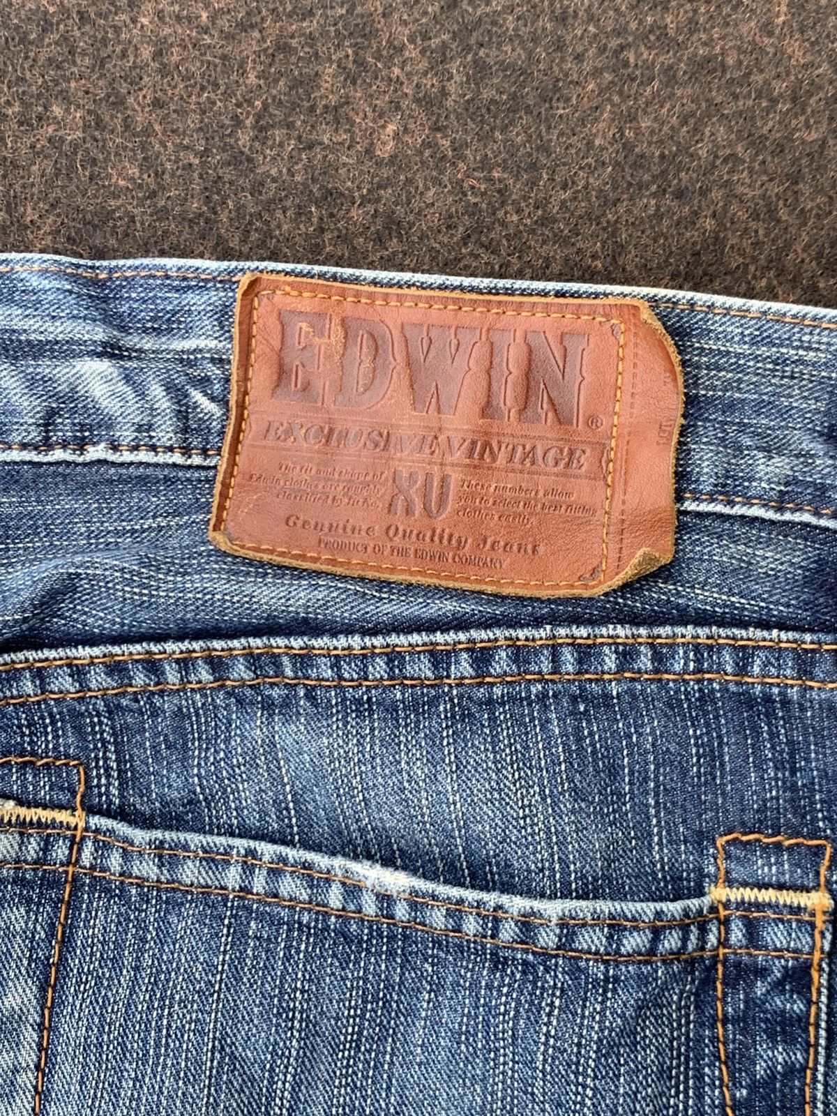 Edwin DISTRESSED EDWIN XV VINTAGE NICE FADE. Size US 35 - 9 Thumbnail