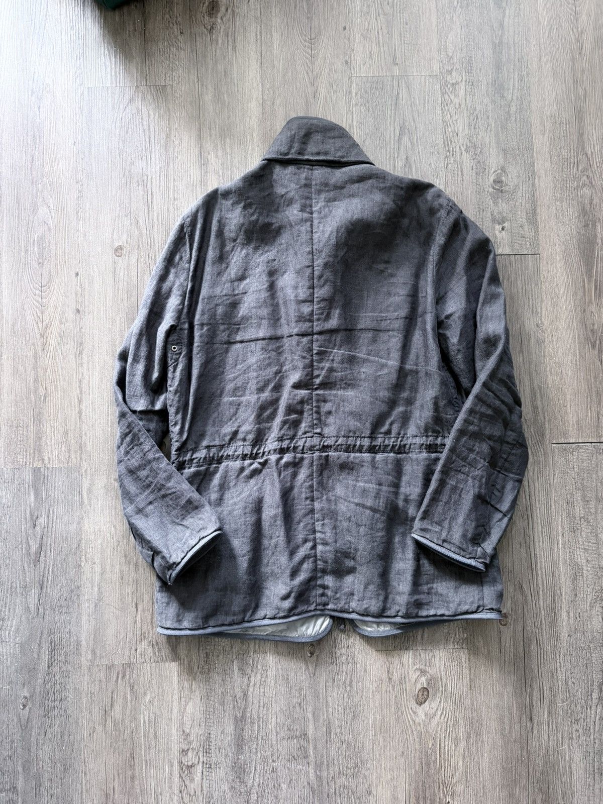 Armani Linen Field Jacket Size US M / EU 48-50 / 2 - 2 Thumbnail